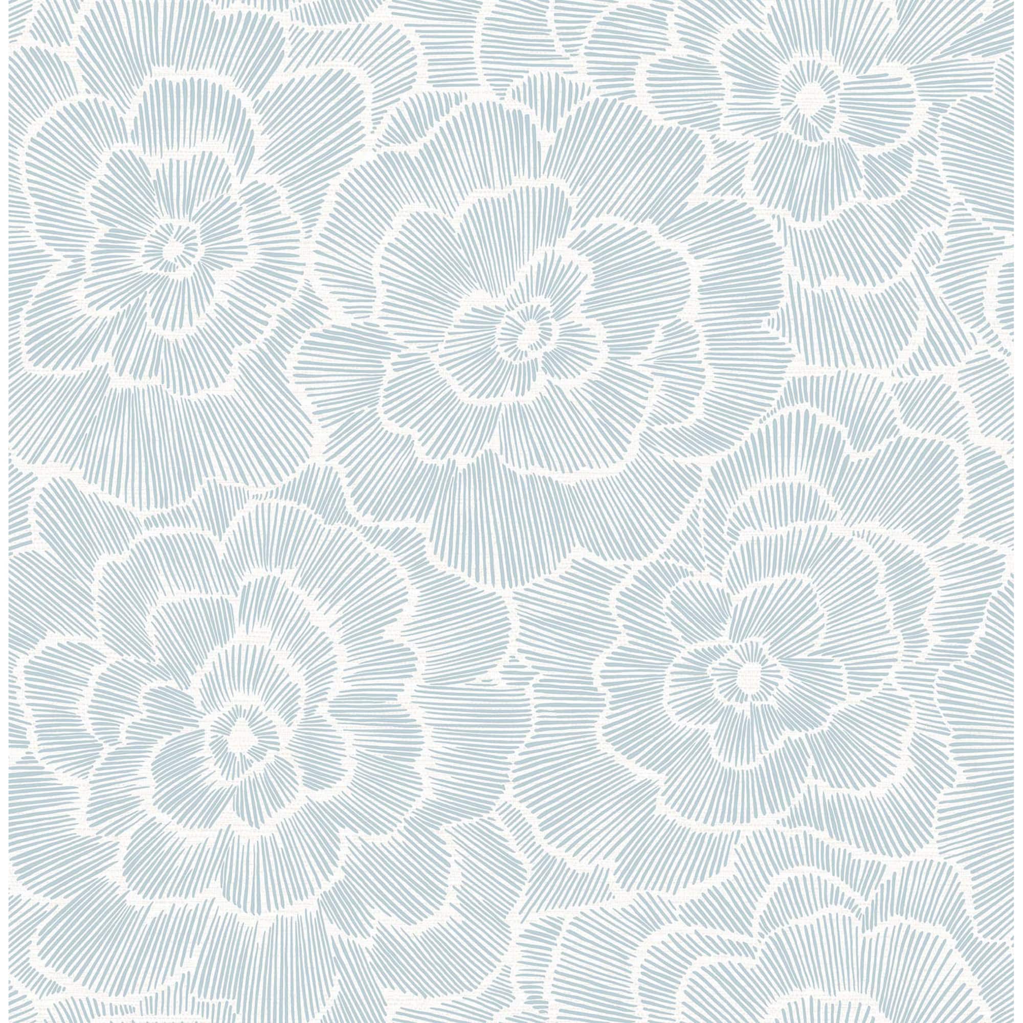 NuWallpaper Blue Saraya Peel & Stick Wallpaper